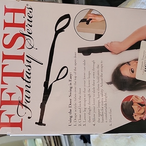 Fetish fantasy series fantasy door swing free mask included holds  300 lb NWT - Picture 4 of 7